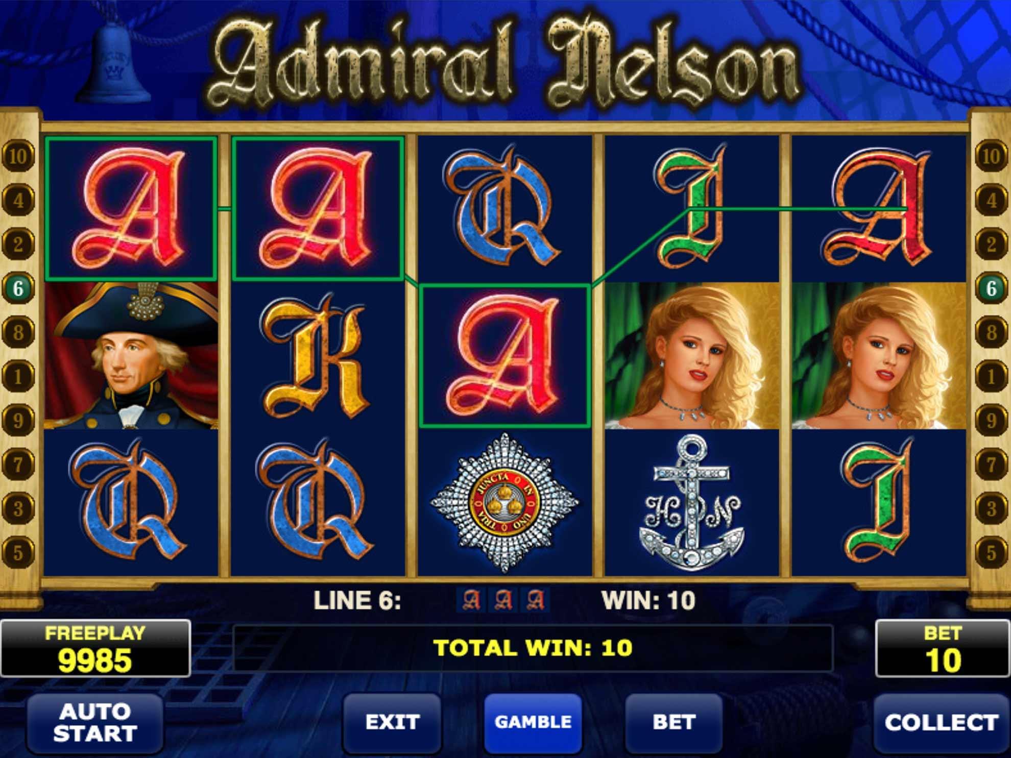 Admiral Nelson игровой автомат от Amatic Industries - Gambl.com