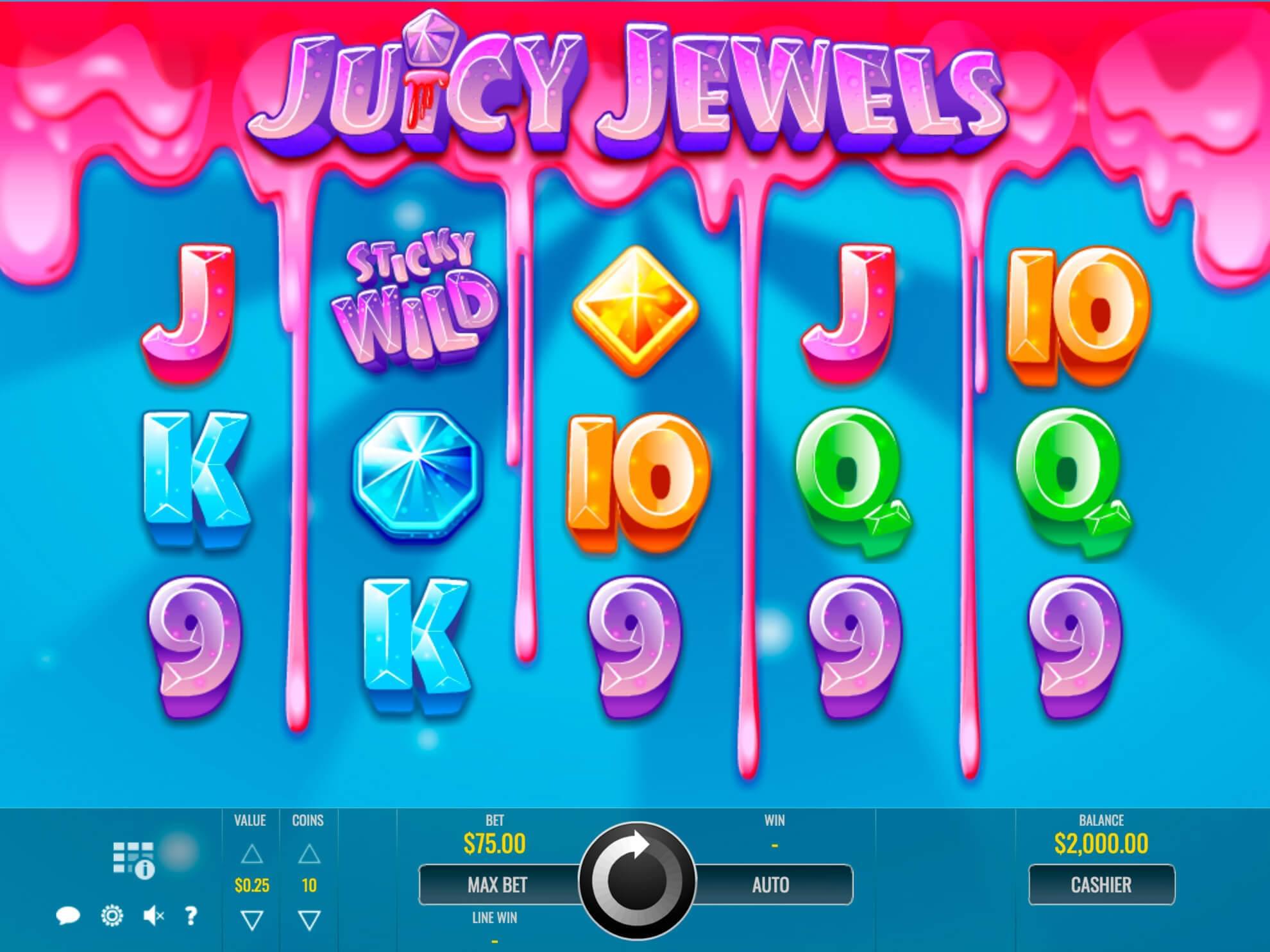 Juicy Jewels игровой автомат от Rival Gaming - Gambl.com