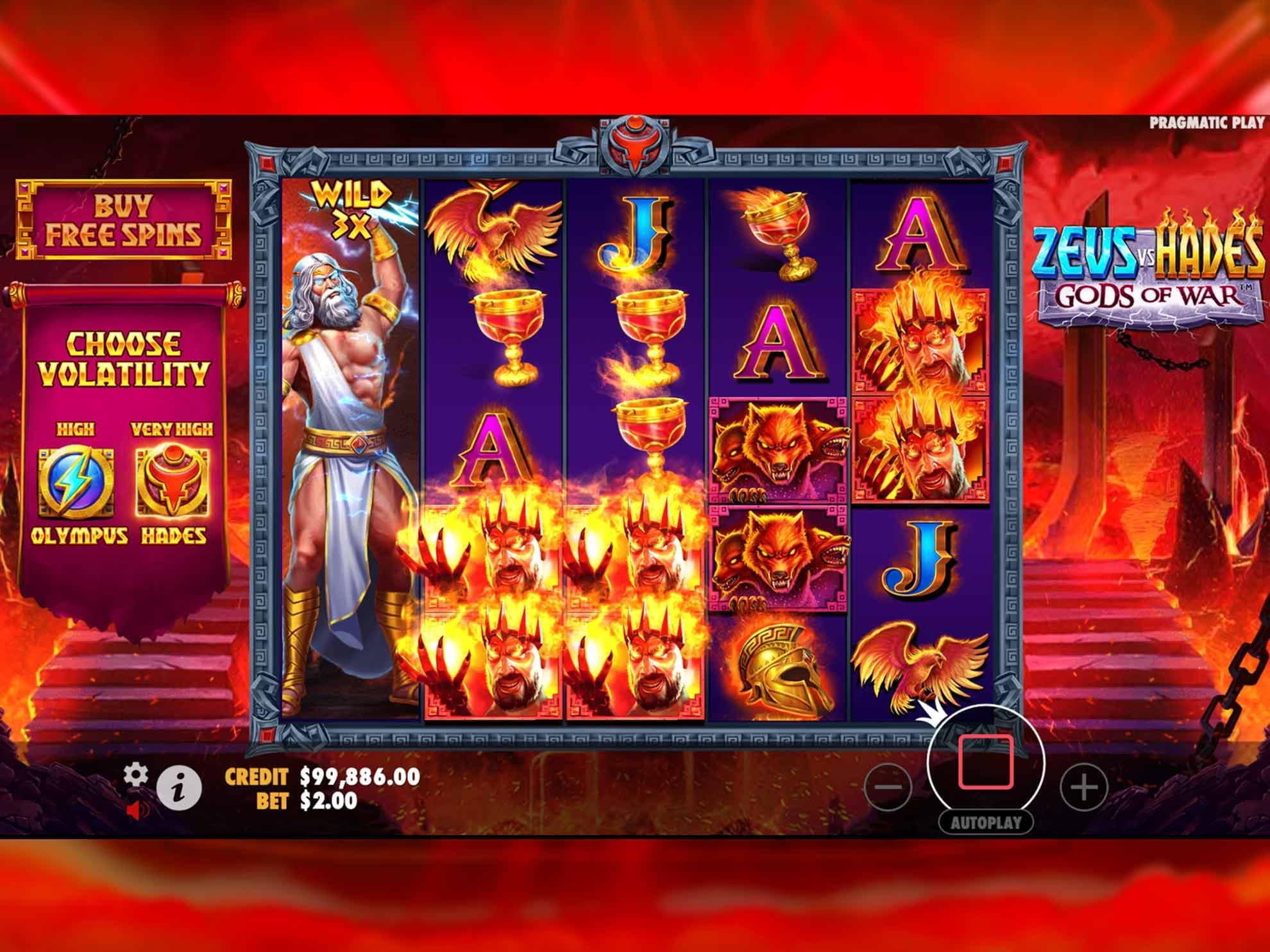 Zeus vs Hades – Gods of War™ игровой автомат от Pragmatic Play - Gambl.com